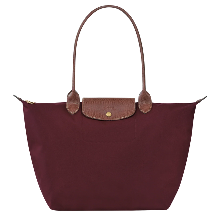Large Le Pliage Tote, Burgundy